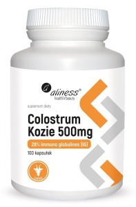 COLOSTRUM KOZIE IG 28% 500 mg x 100 kaps. Aliness