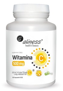 Witamina C 500 mg Długouwalniająca 100 kaps Aliness