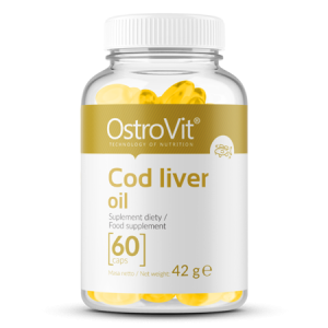 TRAN Cod Liver  Olej z Wątroby Dorsza 60 kaps. OstroVit 