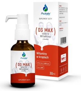 Witamina D3 4000 jm Max 30ml Avitale