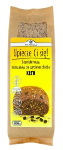 Keto Chleb 500g Bez Glutenu Pięć Przemian