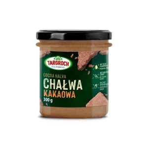 Keto Chałwa kakaowa BEZ CUKRU 300g Targroch