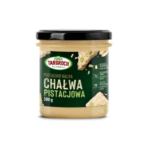Keto Chałwa z pistacjami BEZ CUKRU 300g Targroch