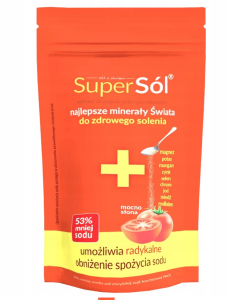 Super Sól MINERAŁY DO SOLENIA 500 g Mniej sodu o 53%