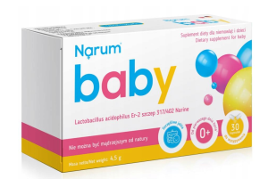 Narum Baby Probiotyk 150 mg 30 kapsułek z unikatowym szczepem Narine