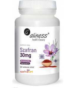 Szafran 30mg Podwójnie standaryzowany 90 tabl. Aliness