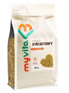 Pyłek pszczeli z Polskich pasiek Myvita 500 g Premium Quality