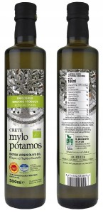 Oliwa z oliwek BIO Kreta Extra Virgin Niefiltrowana Mylopotamos 500 ml