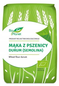 Mąka z Pszenicy DURUM (Semolina) Ekologiczna 1kg Bio Planet