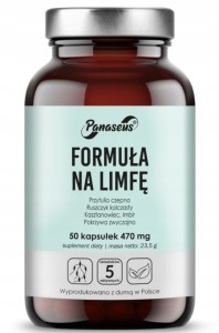 LIMFA Formuła na limfę Przytulia Ruszczyk Kasztanowiec 50 kaps. Panaseus